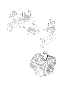 5QA199555G-MOUNTING-GEARBOX/E38/740