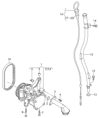 04L115264A-TIMING BELT 253T/30M-PASSAT