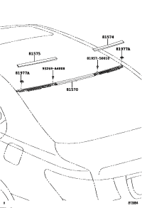 8155950160-CLIP (FOR CENTER STOP LAMP)