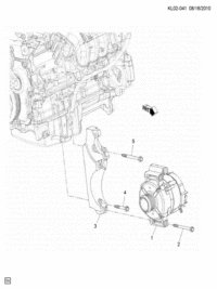 13588329-Alternator, (120a) (w/o pulley)