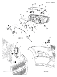 95937922-Head lamp, (incl. 2-6,8-10,15,20-22)