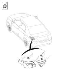 7057014100-Lamp assy-rear combi, lh