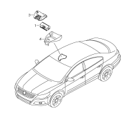 3C0907217A-Control unit, for lane keeping assist, w/camera