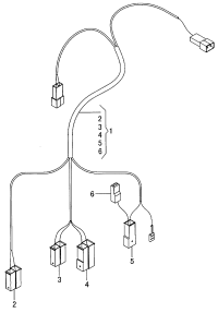 330971122F-Wire, center door lock