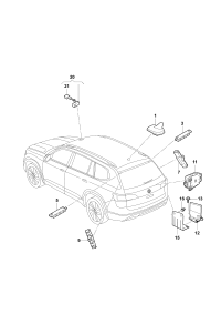 57A035577-Rheostat, for window glass antenna