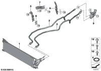 17218642748-TRANSMISSION OIL COOLER BMW G30, G12, B48