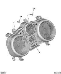6924H5-BOLT RLX DIAM 5X80-30/VIS RLX STANDAR DI