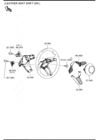 BFVC664M0-SWITCH,STEERING