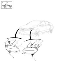 7051001900-Lamp assy-fr