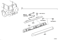 8157260050-GASKET, CENTER STOP LAMP