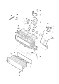 04E129709AR-Joint, intake air