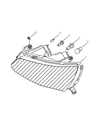 7051000800-Lamp assy-fr comb lh