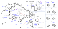 543144GA0A-BRACKET-BRAKE HOSE,RH