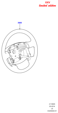 LR058058-Wheel assy-steering
