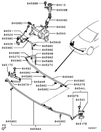 8264A046-ACTUATOR,HEADLAMP WASHER,R