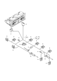 4F0971569A-Harness, electronic control air conditioner