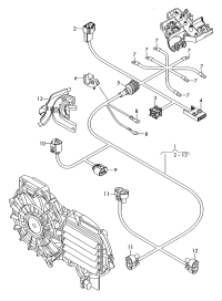 L4F1971284F-Harness, for power fan
