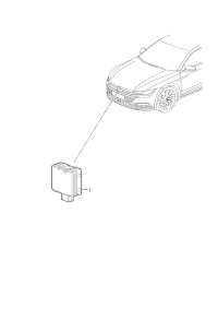L2QD907561A-Control unit, with software, for clearance control unit & radar sensor