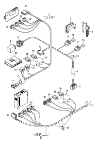 L4FD971365-Wire, for power adjustable seat