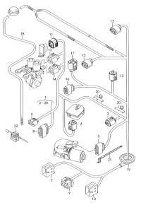L4F1971271N-Harness, wiper motor
