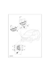 C00063852-Unit (r), headlamp