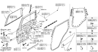 828402DZ0A-Cap, auxiliary lock rod