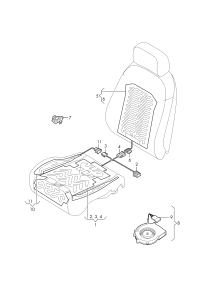 3G0963345-Blower assy-seat
