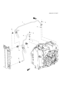 20911194-Tube, oil cooler outlet (incl. 3,6)
