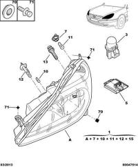 620859-Headlamp assy
