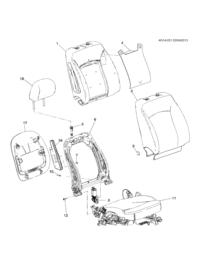 13260628-Frame assy-fr seat back
