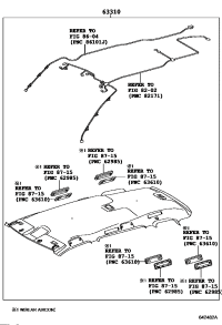 633100E280E0-HEADLINING ASSY, ROOF