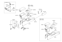 846602P000VA-ARMREST ASSY-CONSOLE
