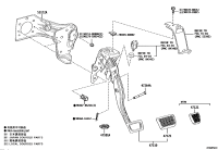 5517202200-Base, brake pedal bracket