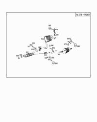 2124902461-HOSE,BY PASS RADIATOR-C(W204)