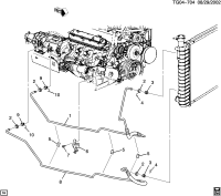 15808418-PIPE,TRANS FLUID CLR UPR(INCLS 2)
