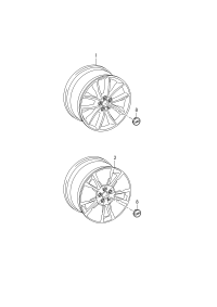 80A601025-Wheel rim: