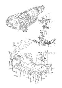 8W0399156AR-Mounting, transaxle