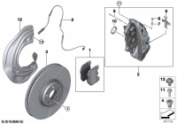 34106891344-Caliper housing red rh