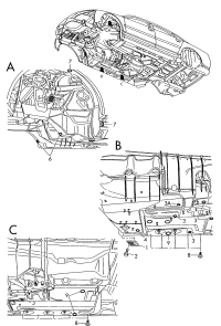 4E0803583D-Mounting point, automobile jack