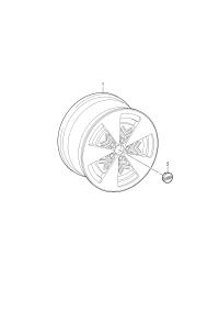 4KG601170-Wheel shroud colour code: