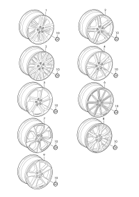 80A601025F-Wheel rim: