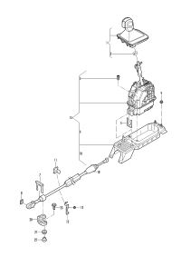 5K1713025EG-Gear shifting mechanism