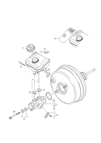 80A698301-Reservoir, brake fluid