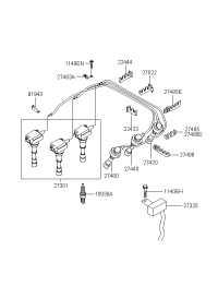 274603B300-CABLE ASSY-SPARK PLUG NO.5
