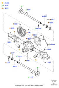 E3TZ1225AA-Bearing assy-ball
