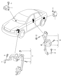 8P0907357B-Control unit, turn