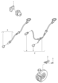 5C0927903B-Harness, speed sensor