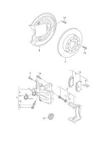 5K0615423A-Caliper housing: