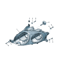 3W1941015AL-Headlamp