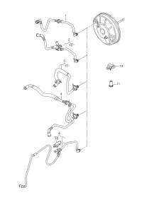 L3AD612041B-Pipe, vacuum w/check